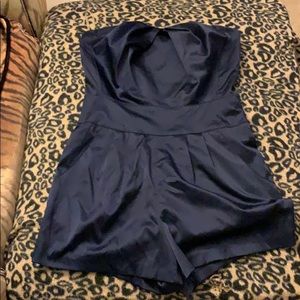 Silky navy Jumper